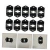 ARTIBETTER 10pcs Small Speaker Hook Corner Connector Bracket Wall Mount Bracket for Surround Speaker Hanger Hook Iron Plate Mount Accessory view 3