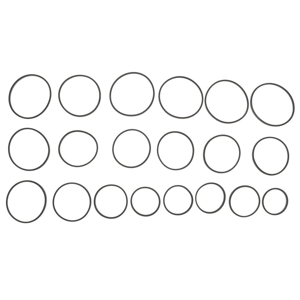 ARTIBETTER 20pcs Recorder Maintenance Belts Flat Rubber Belt for Repair for Tape Recorder DVD Drive Personal Stereo Repeater