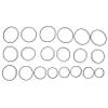 ARTIBETTER 20pcs Recorder Maintenance Belts Flat Rubber Belt for Repair for Tape Recorder DVD Drive Personal Stereo Repeater view 1