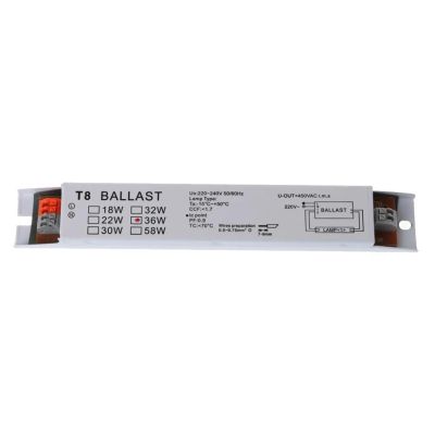 220-240V AC 36W Wide Voltage T8 Electronic Ballast Fluorescent Lamp Ballasts 1Pcs
