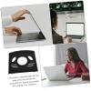 MERRYHAPY Collapsible Laptop Stand Swivel Laptop Vertical Riser for Desk Space-Saving Design Slip Holder for Office view 4