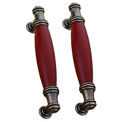 OSALADI 2pcs Retro Handle Cabinet Handles Chinese Style Classic Detail Easy to Install Wardrobe Pulls