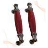 OSALADI 2pcs Retro Handle Cabinet Handles Chinese Style Classic Detail Easy to Install Wardrobe Pulls view 3