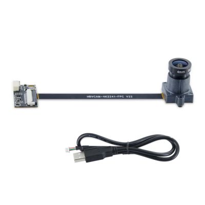 Argzm 8MP USB2.0 Camera Module Versatile Use 3840x2160 MJPEG with 50cm 5P1.0MM USB Cable Wide Field of View 95/ 125