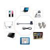 Argzm 8MP USB2.0 Camera Module Versatile Use 3840x2160 MJPEG with 50cm 5P1.0MM USB Cable Wide Field of View 95/ 125 view 2