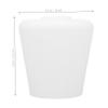 MERRYHAPY Glass Lampshade Grey Decorative Lamp Shades for Chandeliers Wall Sconces view 2