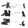 MERRYHAPY 1set Adjustable Flexible Tripod Stand for Camera and Mobile Phones Portable Lightweight Photography Holder for Video Recording and Live Streaming Black view 3