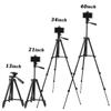 MERRYHAPY 1set Adjustable Flexible Tripod Stand for Camera and Mobile Phones Portable Lightweight Photography Holder for Video Recording and Live Streaming Black view 4