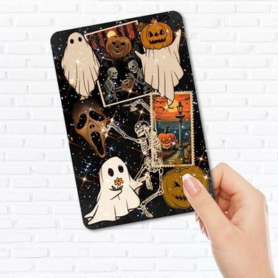 Kindle Insert | E Reader Bookish Clear Case Insert | Booktok Stickers Case Insert | Spooky Season Book Gifts | Vintage Halloween | Fall (Kindle 12th Gen PAPERWHITE and COLORSOFT 7")