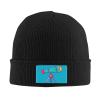 QIZYOQA Binoculars Beanie Hat for Men Women Winter Knit Cuffed Beanie Unisex Skull Caps Black view 2