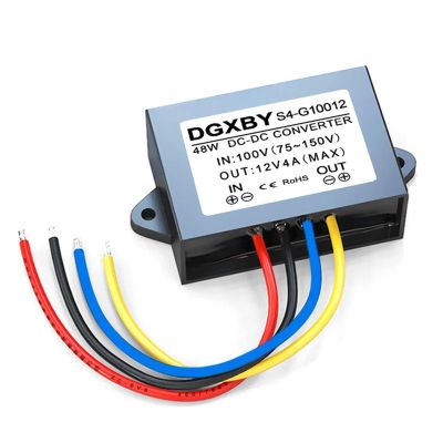 DWFSKZKV Isolated 72V80V100V120V to 12V 1A~4A Power Regulator Converter 75-150V to 12.1V Monitoring Power Step-Down Module(100V to 12V 4A)