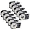 GREENCYCLE 10PK Compatible for XR-24WE XR-24WE2S AR-24WE 24mm 1" EZ Black on White Label Maker Tape for CWL300 KL-430 KL-820 KL-7000 KL-7200 KL-8100 KL-8200 KL-C500 Label Printer view 1