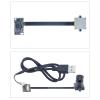 Argzm 8MP USB2.0 Camera Module Versatile Use 3840x2160 MJPEG with 50cm 5P1.0MM USB Cable Wide Field of View 95/ 125 view 4