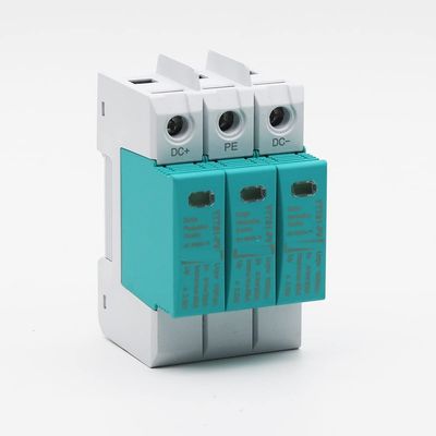 EYPVCLST Circuit Breaker DC SPD 3P 1000V 20KA~40ka DIN Rail Solar Outdoor Power Protection Protection Device Surge Protector Surge