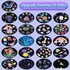 21 Sets of Films, Projector Night Light for Kids Bedroom, Ceiling, Kids Night Light Projector, Star Galaxy Projector with 360 Rotation Dimmable for Girls, Birthday, Christmas, Nursery, Room Decor view 2