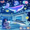 21 Sets of Films, Projector Night Light for Kids Bedroom, Ceiling, Kids Night Light Projector, Star Galaxy Projector with 360 Rotation Dimmable for Girls, Birthday, Christmas, Nursery, Room Decor view 4