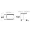 Adjustable Angle & Height Rolling Notebook Laptop Desk Stand Over Bed Sofa Table (Color : B) Fashionable view 2