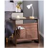 Bamboo Bedside Table, Mobile Laptop Table, Bedside Table with Storage Bag, Placeable Dining Table/Desk,85x50x75cm Fashionable view 2