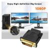 ACGTUY DVI to HDMI Adapter Bi-Directional DVI D 24+1 Male to HDMI Female Cable Connector Converter Compatible with The Projector HDMI to DV view 4