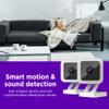 Roku Indoor Camera for Home Security, 2-Pack - Wired Security Camera with 1080p HD Color Night Vision, Compatible with Alexa & Google, Motion & Sound Detection, Built-in Siren (Renewed) view 4