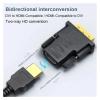ACGTUY 1080P DVI to HDMI-Compatible Cable Adapter DVI Male to Female Bi-Directional Connector Converter Compatible with The PS-3 Projector TV Box view 4