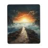 Mouses Pad Small Mouses Mat with Anti-Slip Rubber Base Divided Sea Pathway Mouses Pads for Man Woman Computer Mouses pad for Wireless Mouses Keyboard Mat Gaming Desk Pad for Home 7.9 x 9.5 in view 1
