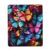 Mouses Pad Small Mouses Mat with Anti-Slip Rubber Base Colorful Butterflies Mouses Pads for Man Woman Computer Mouses pad for Wireless Mouses Keyboard Mat Gaming Desk Pad for Home 7.9 x 9.5 in view 1
