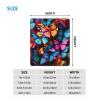 Mouses Pad Small Mouses Mat with Anti-Slip Rubber Base Colorful Butterflies Mouses Pads for Man Woman Computer Mouses pad for Wireless Mouses Keyboard Mat Gaming Desk Pad for Home 7.9 x 9.5 in view 2