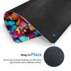 Mouses Pad Small Mouses Mat with Anti-Slip Rubber Base Colorful Butterflies Mouses Pads for Man Woman Computer Mouses pad for Wireless Mouses Keyboard Mat Gaming Desk Pad for Home 7.9 x 9.5 in view 3