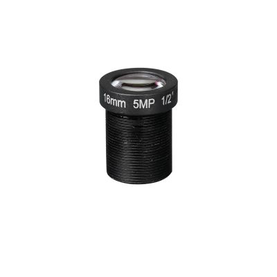 CCTV Camera Lens 5 Mega Pixel M12 X P0.5 Mount 1/2.5" F2.0 12MM 16MM 25MM Optional for IP Cameras(M12-5MP-16MM)