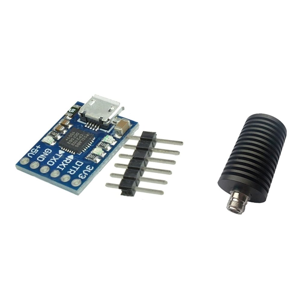 VAIGAI m/ic-r/o-USB to UART TTL Module 6Pin Serial Converter CP2102 STC & 50W Dummy Load N Female Socket DC 1 3GHz 50 Ohm