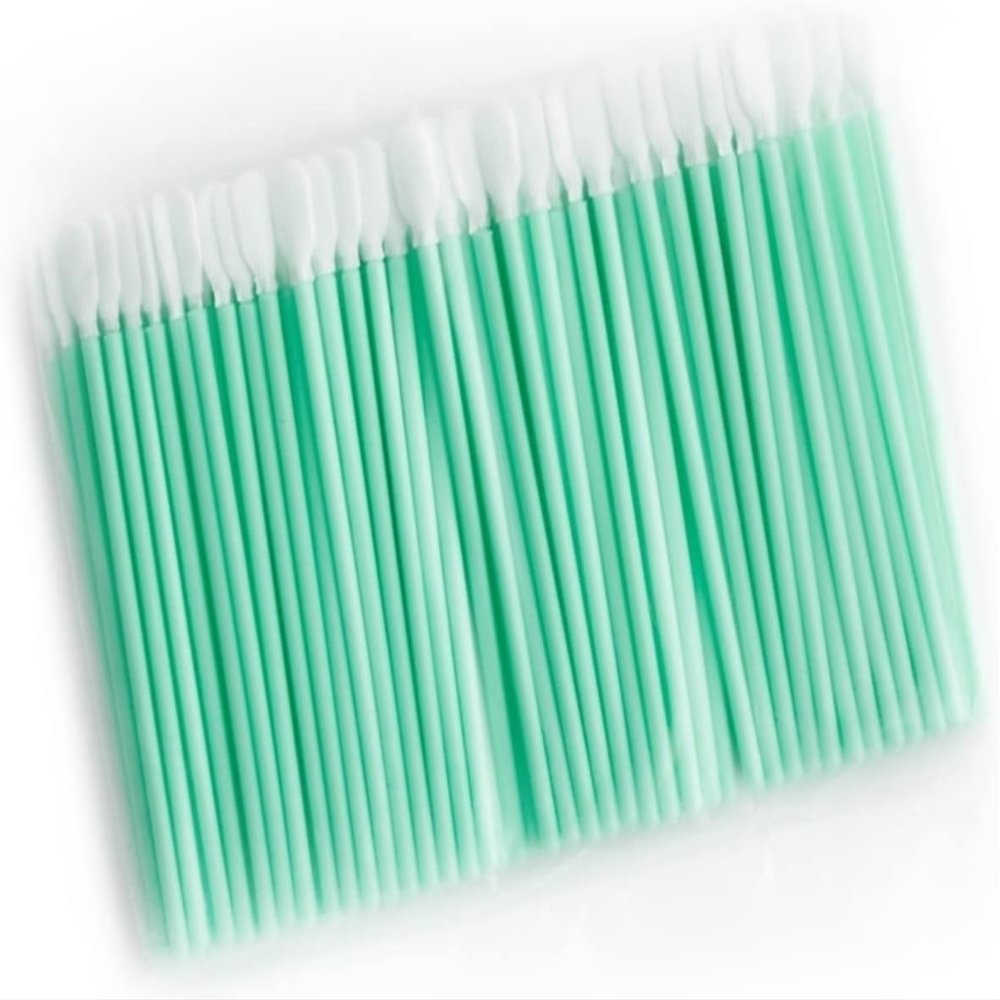 100pcs/bag Non-Woven Cotton swabs Dust-Proof Cleaning Wipes for Cleaning Laser Machine Focusing Lens Protection Window(Style C 100mm)