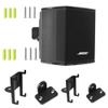 Coyktonty Aluminium Wall Bracket/Wall Mount Bracket for Bose Virtually Invisible 300 Speakers,Duty Speaker Mount Mounting Brackets,with mounting Screws Angle Adjustable. (Black+Black) view 1