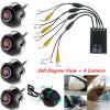 Car Exterior Accessories Parking Panoramic View Rearview 4 Way 360 Degree Reversing Image View Camera Control Box view 3