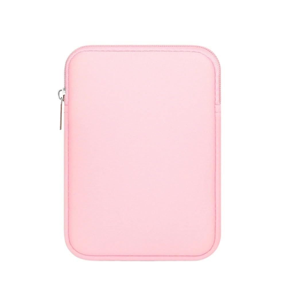 PMPLBEBAZ Universal Soft Liner e-Book Case Suitable for kobo Clara HD/Clara 2E/kobo Aura Edition 2 Nia 6'' eReader Zipper Bag(Pink)