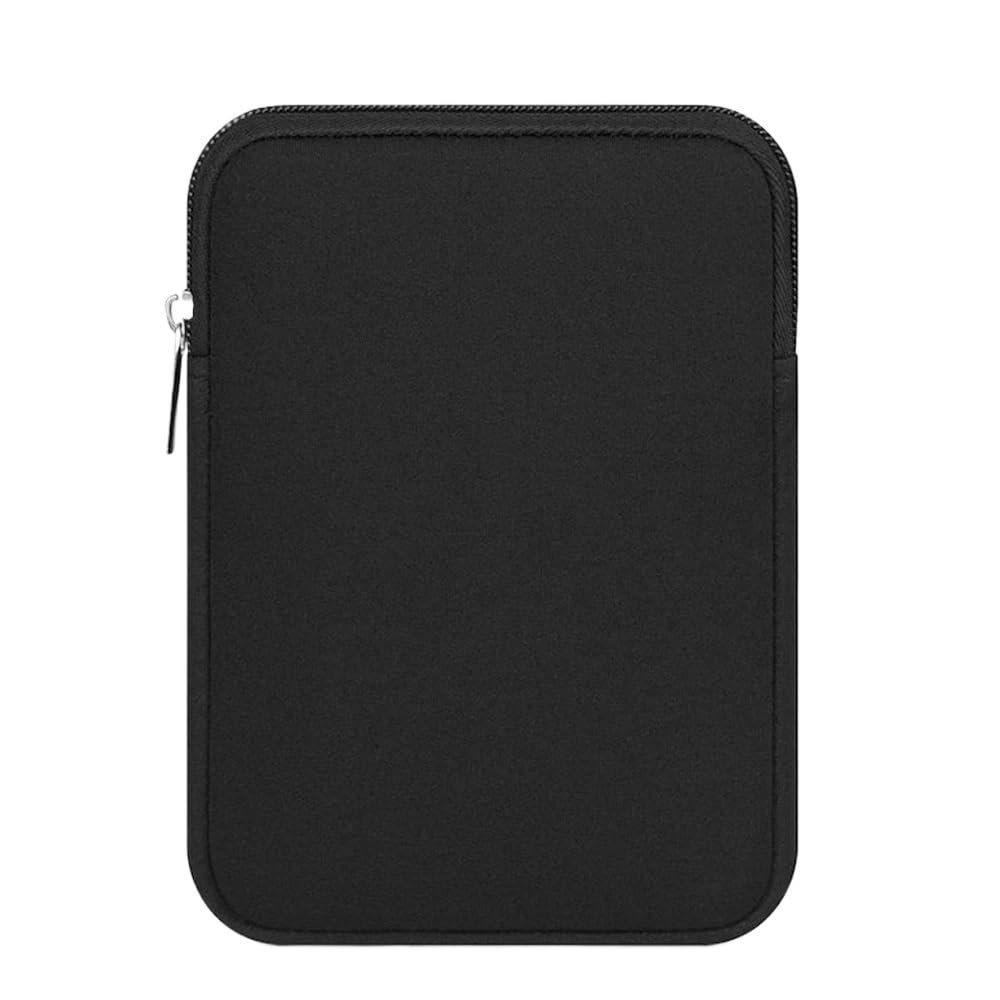 PMPLBEBAZ Universal Soft Liner e-Book Case Suitable for kobo Clara HD/Clara 2E/kobo Aura Edition 2 Nia 6'' eReader Zipper Bag(Black)