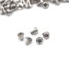 100Pcs M3X5 Screws 5mm PC Case Hard Drive Precision PSU 6/32" Hex Silver Screws For Computer Floppy DVD ROM Motherboard view 4