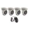 5MP 4-Camera Turret Security System, 3.6mm Lens, 103.8 Viewing Angle, 12V DC view 1