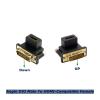 ACGTUY 90 Degree Angle DVI Male to HDMI-Compatible Female Adapter, Used Compatible with The Computer, HDTV. TV Industrial Machine and Graphics Card(Down) view 2