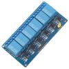 6 Channel Low Level Trigger Relay Module with Optocoupler (24V) view 1