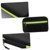 GARVALON 1pc Eva Portable Shockproof Protective Case for Non- Forehead Thermometers Compact Storage Bag Lanyard and Green Zipper for Travel and Home Use view 2