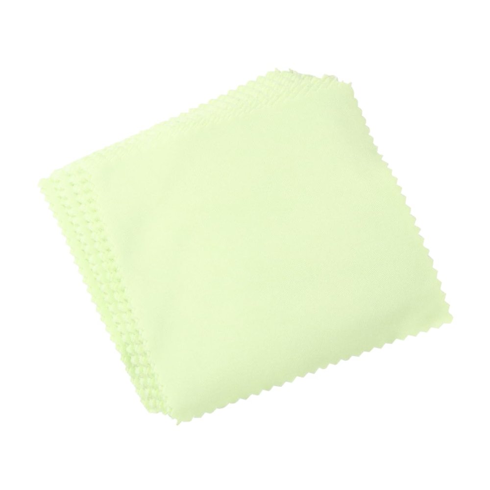 FELTECHELECTR Microfiber Cleaning Rags 80pcs Green Microfiber Cloths for Glasses Lens Camera Screen