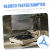 MOLUCKFU Vinyl Record Adapter for Turntable Wide Compatibility Sturdy Plastic Turntable Accessory view 3