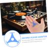 MOLUCKFU Vinyl Record Adapter for Turntable Wide Compatibility Sturdy Plastic Turntable Accessory view 4