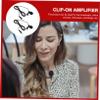 NULYLU 2pcs Lapel Microphone for Karaoke Wireless Streaming Phone Long Cable Interview Recording Supplies view 2