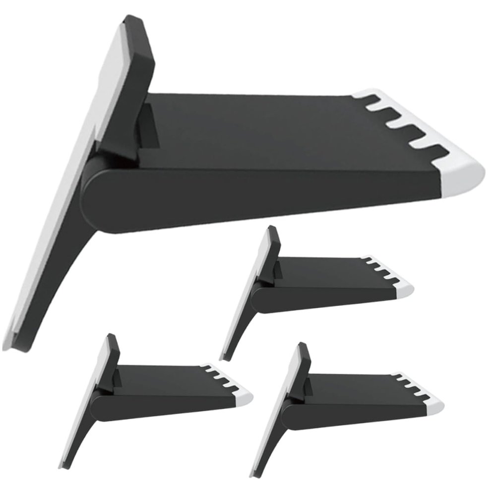 Hoement 4pcs Laptop Cooling Bracket Laptop Stand for Desk Notebook Holder Stand Ergonomic Riser