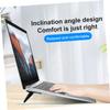 Hoement 4pcs Laptop Cooling Bracket Laptop Stand for Desk Notebook Holder Stand Ergonomic Riser view 3