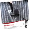 Alasum 2pcs Microphone for Laptop Wireless Clip Microphone Amplifier Black for Live Interview Recording view 3