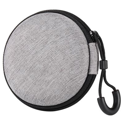 CAXUSD Headphone Bag Storage Box Cable Organizer Bag for Headphones Earbud Case Smooth Zipper