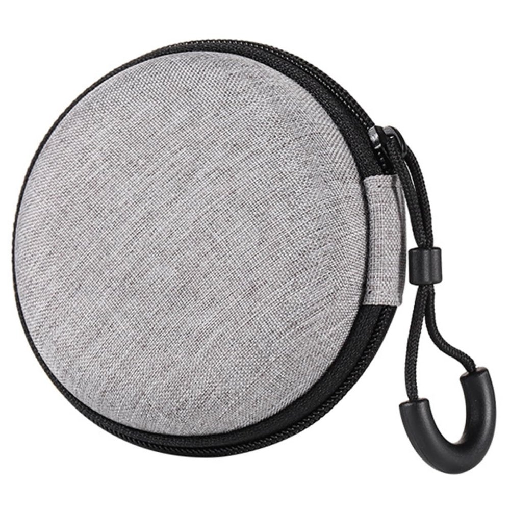 CAXUSD Headphone Bag Storage Box Cable Organizer Bag for Headphones Earbud Case Smooth Zipper